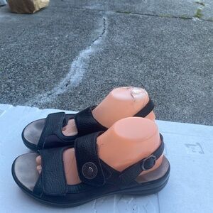Dr. Comfort Lana Women’s Black Diabetic Theraputic Adjustable Sandal Size 10